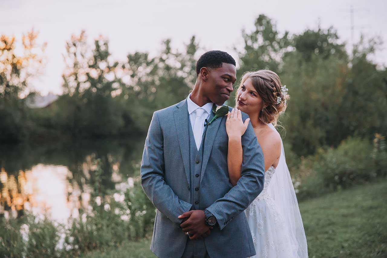 Sara & Devin, Columbus OH Bride & Groom, Couple, Editorial, Sunset