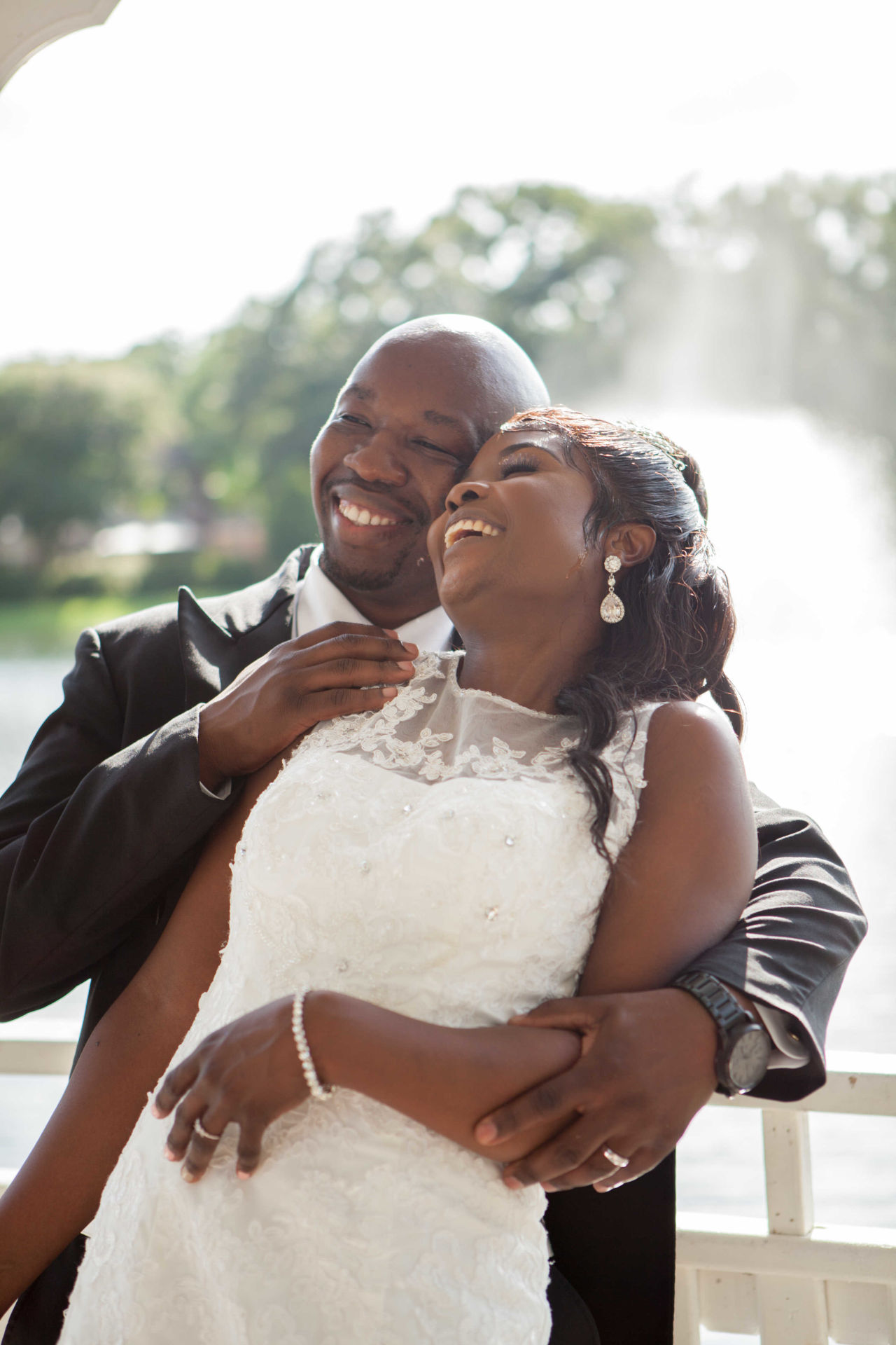 Elita & Ernest, Houston Bride & Groom, Candid, Couple